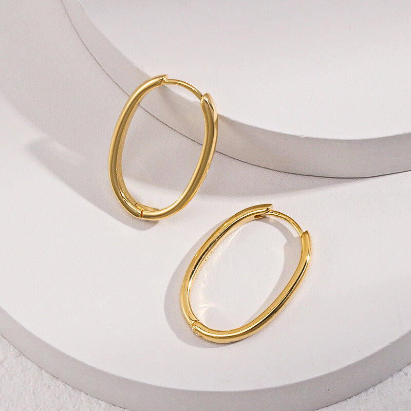 Classic Gold Hoop Earrings