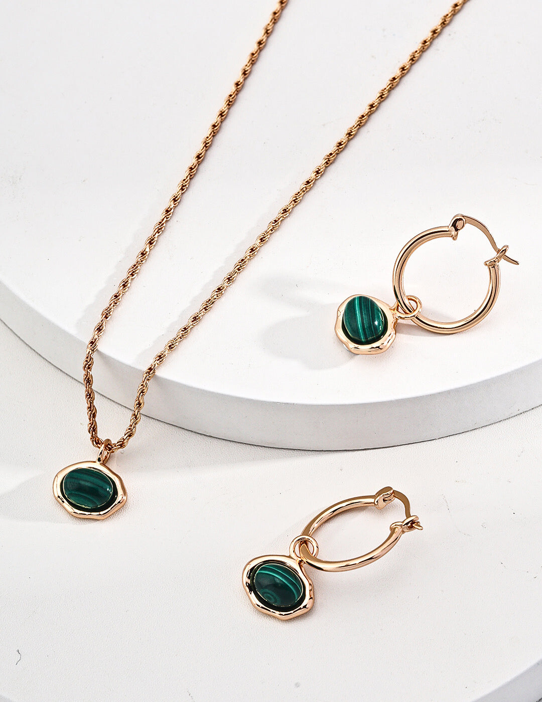 Vintage Gold Peacock Huggie Hoop Earrings