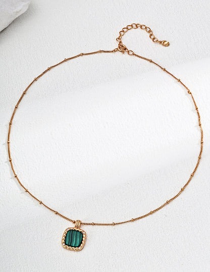 Malachite Glow Necklace